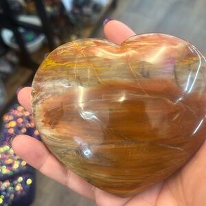 Petrified wood heart